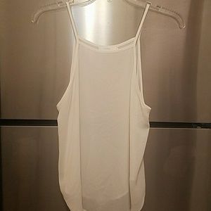 Sheer white tank